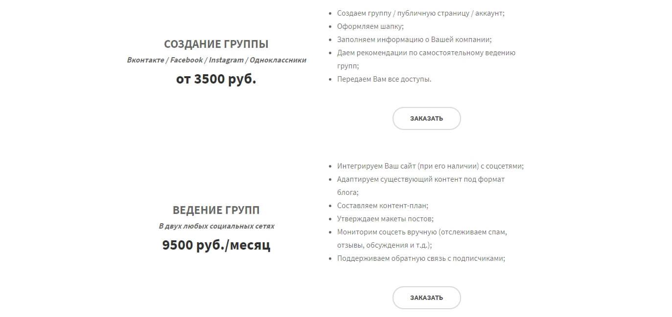 Тарифы веб-студии «АКК» в Крыму