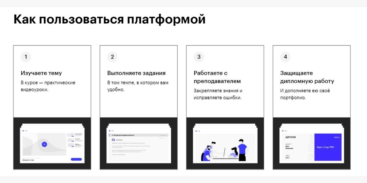 Простая работа с платформой