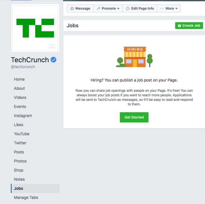 тестирование нового приложения для поиска работы. Techcrunch.com