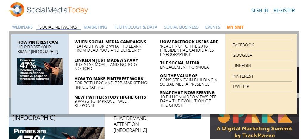 Socialmediatoday это новостной портал, полностью посвященный теме социальных сетей: новости, тренды, инструменты, кейсы, лайфхаки и экспертное мнение - все это собрано на сайте