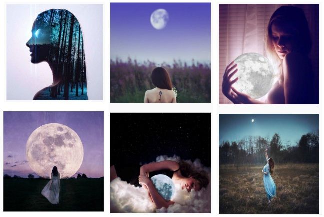 Для Лунного календаря мы выбирали фотографии в стиле нашей страницы