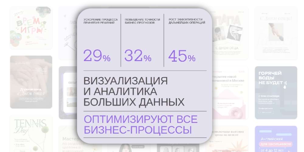 Шаблон информационного постера