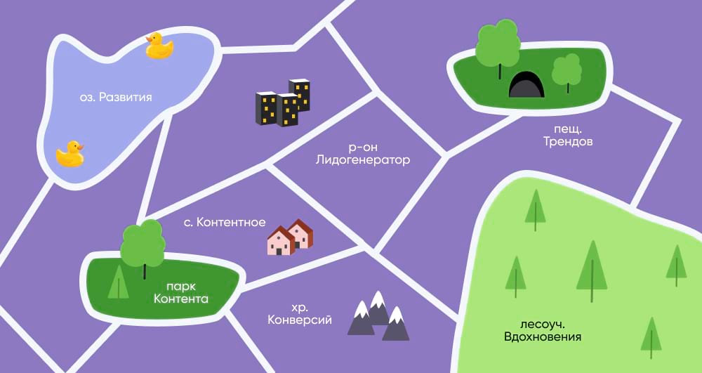 Можно, конечно, и по такой карте проехать, но без навигатора заезд в село Контентное придётся поискать :)