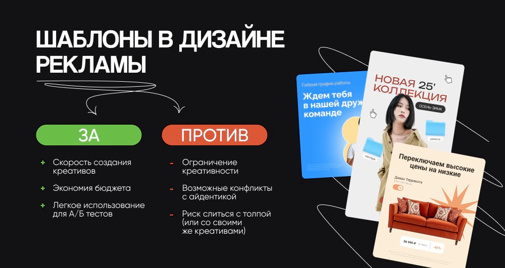 Дизайн рекламы с помощью шаблонов