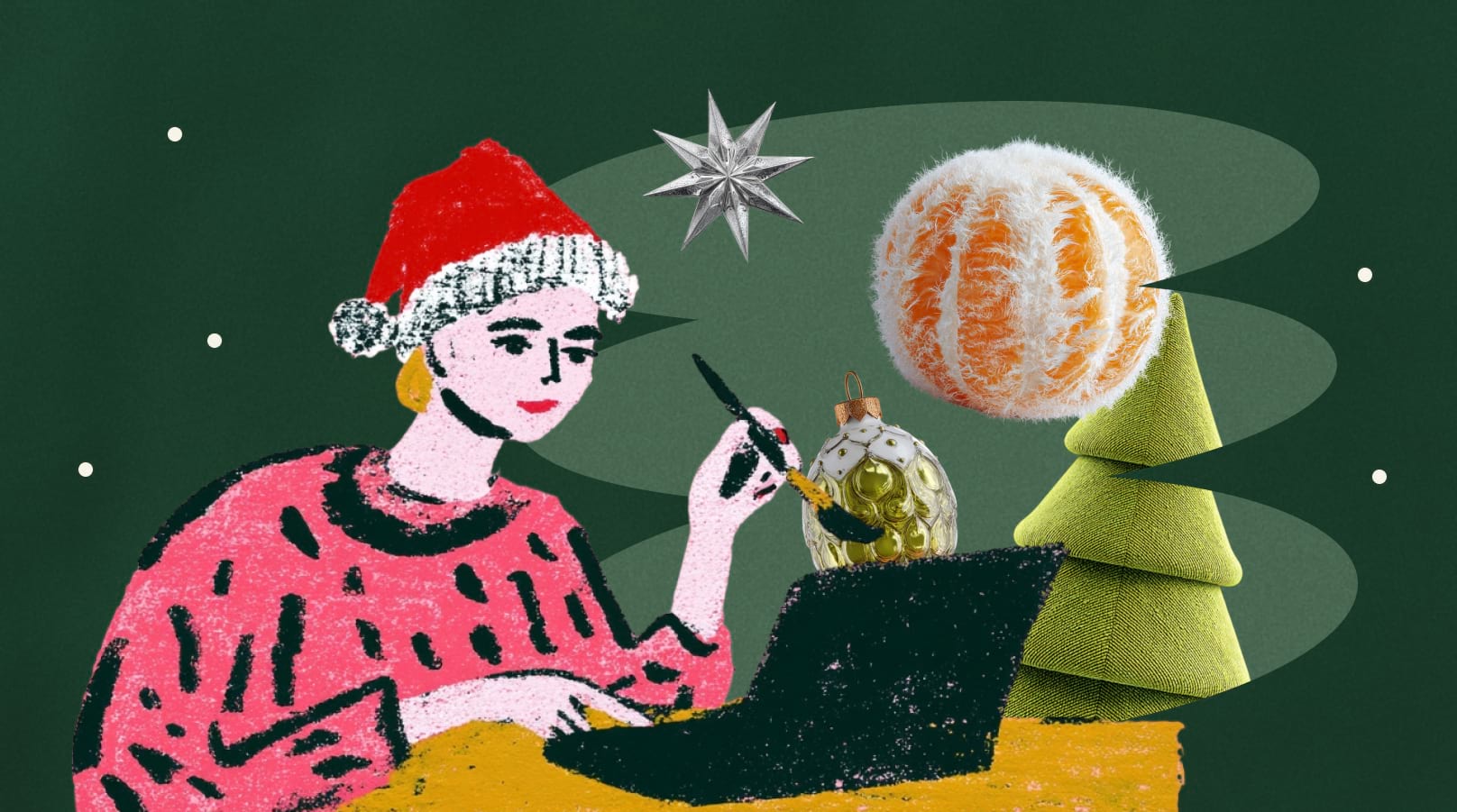 Новогодние шаблоны для соцсетей: готовые открытки для постов и сторис 2026