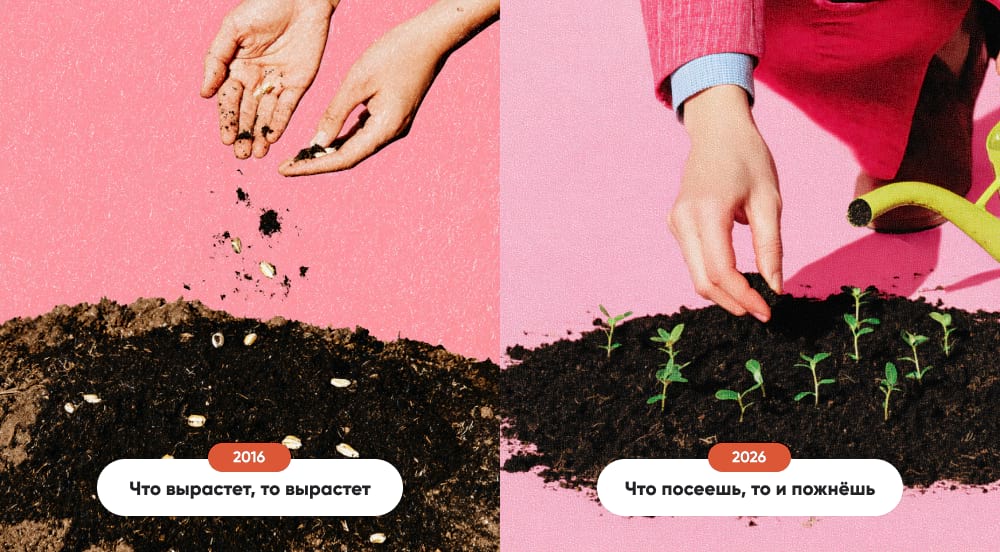 Посевы в 2016 и посевы в 2026