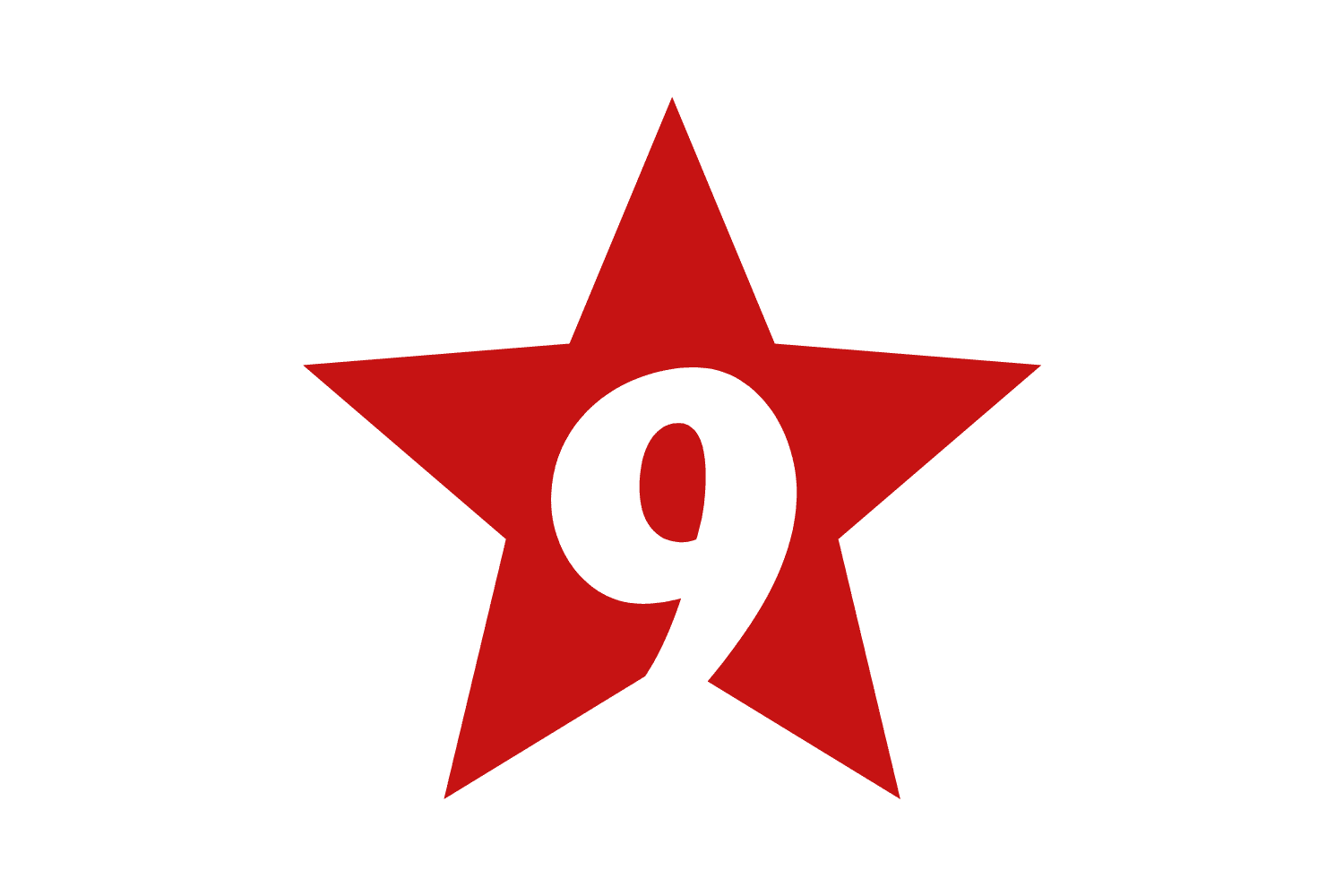 звезда с цифрой 9 стикер 9 мая день победы прозрачный фон