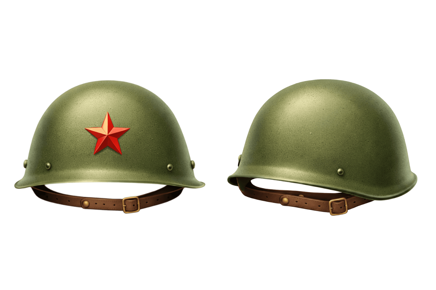 военная каска с красной звездой стикер 9 мая