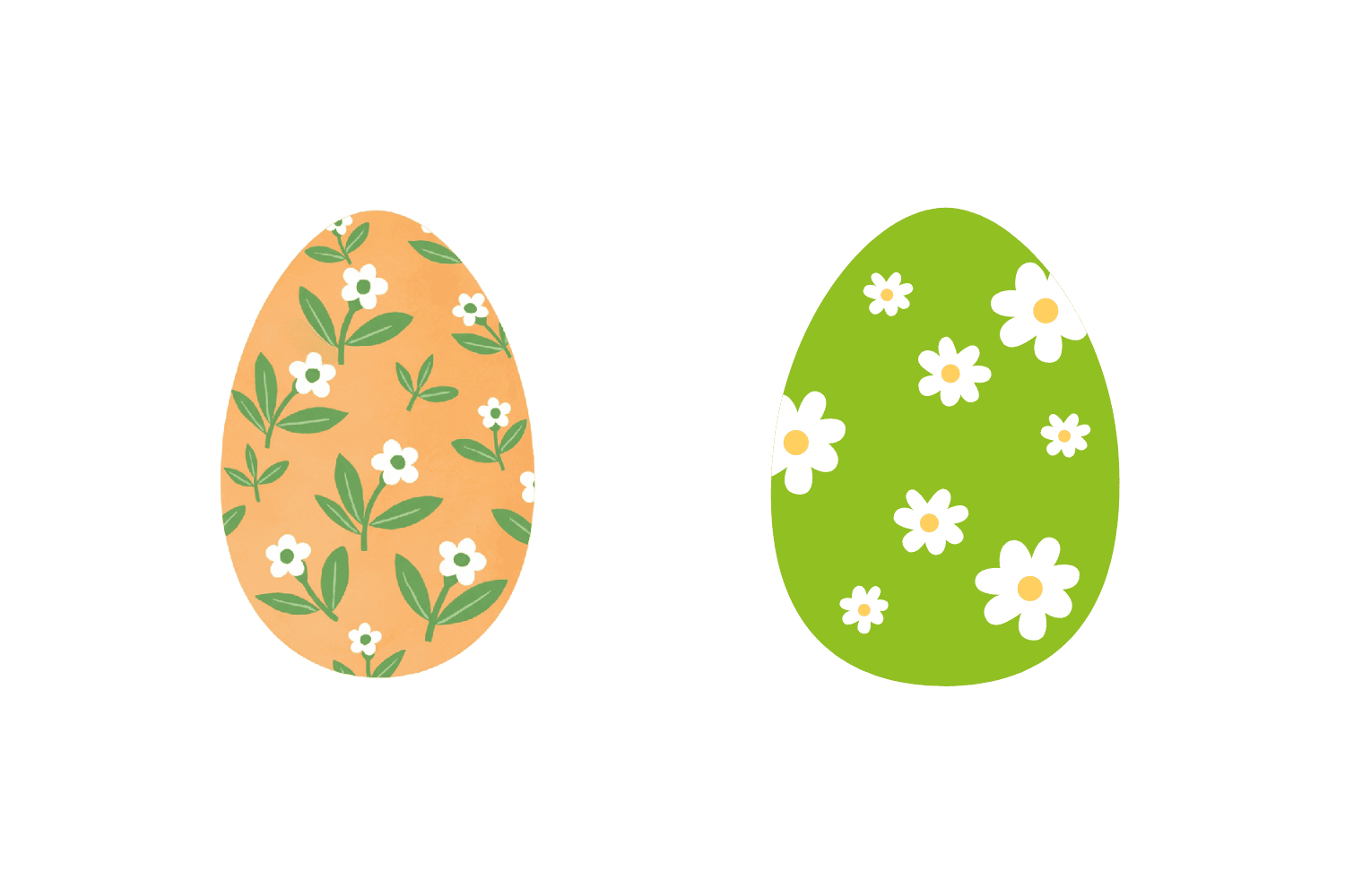 пасхальное яйцо с цветочным узором орнамент png