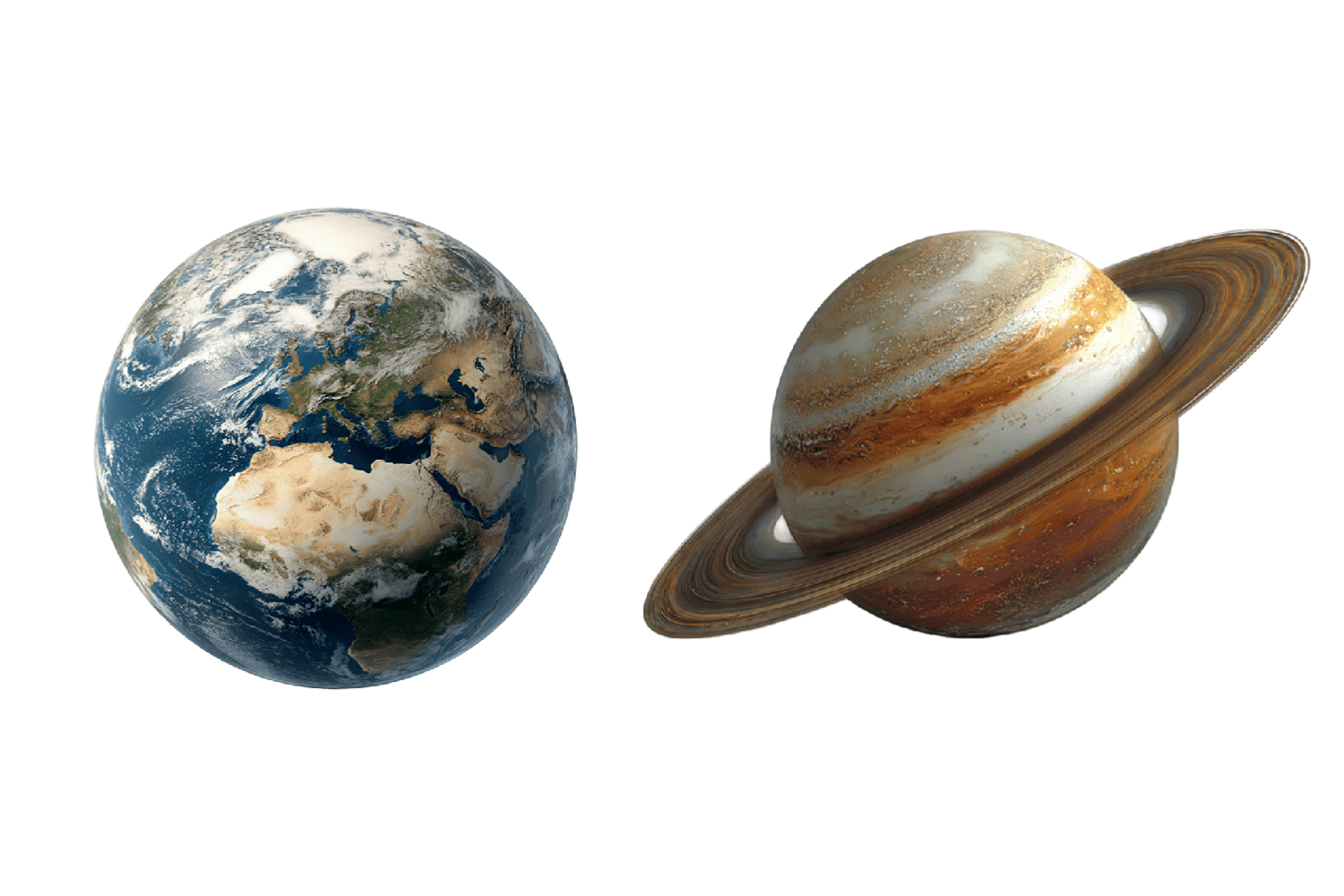 Шаблон реалистичных планет png