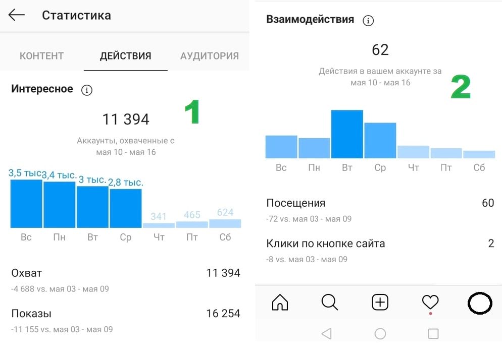 Как сделать статистику инсты
