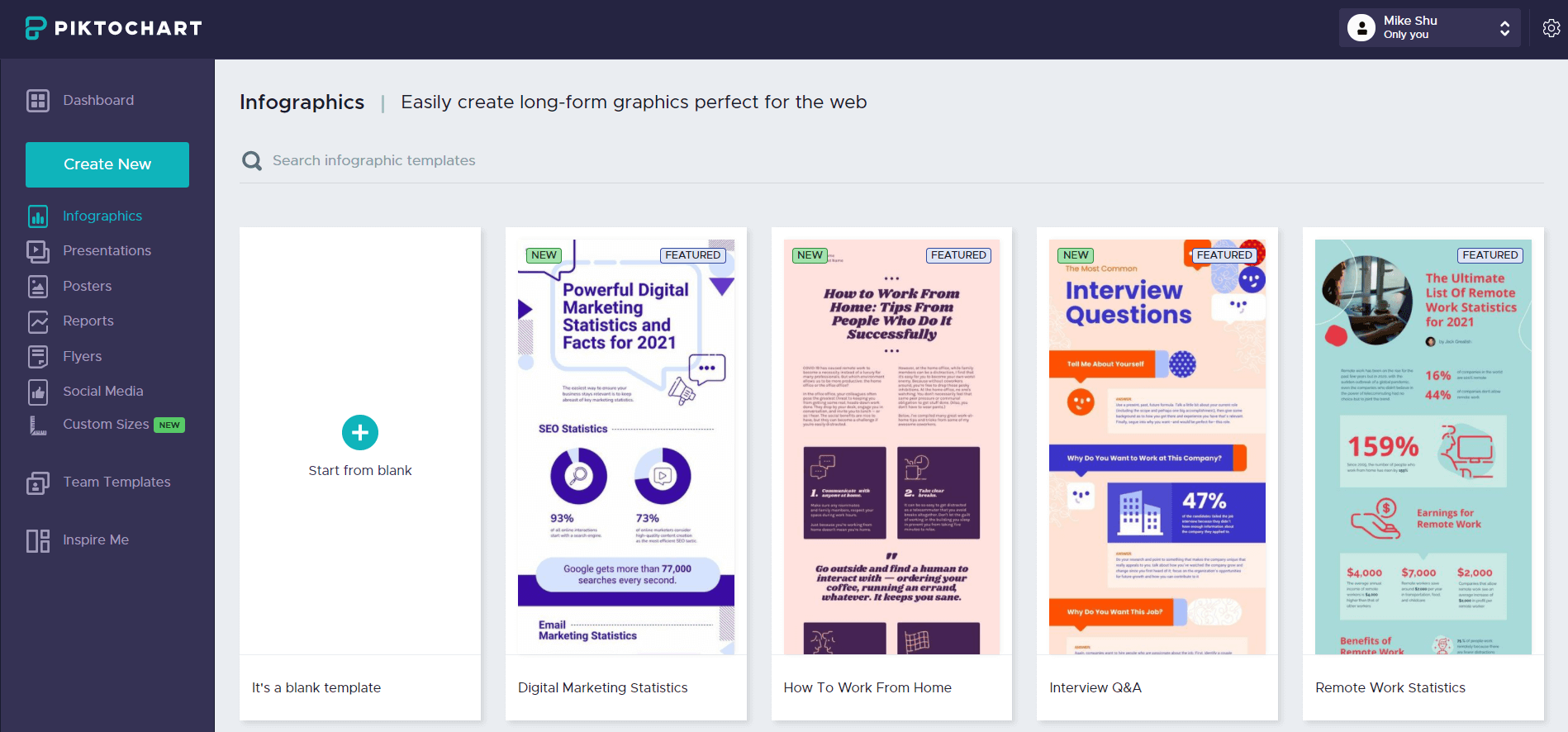 Piktochart программа для презентаций