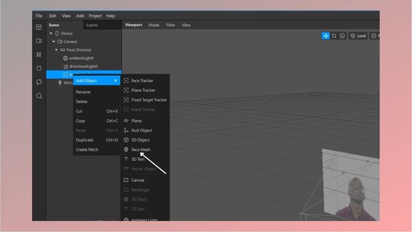 После выбора этого пункта лицо на превью покроется «шахматной доской»